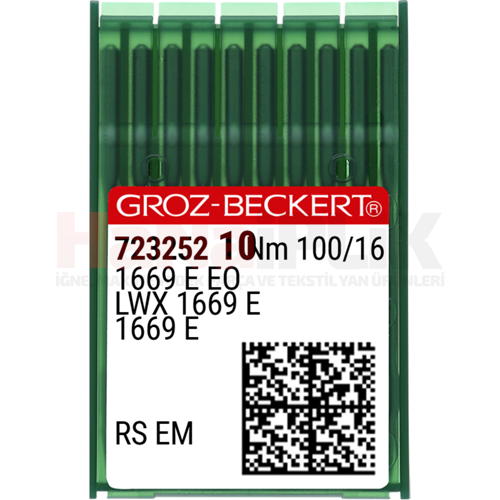 Etek Baskı Makine İğnesi / 1669E EO/1715E/LWX1669E 100/16 (RS EM) (723252)