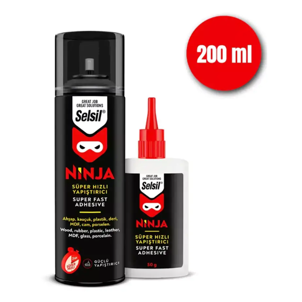 Selsil Hızlı Yapıştırıcı / 200ML