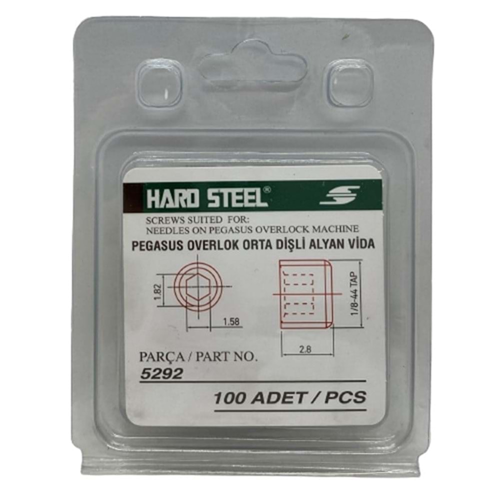 Alyan İğne Vidası (Orta Diş) / 5292