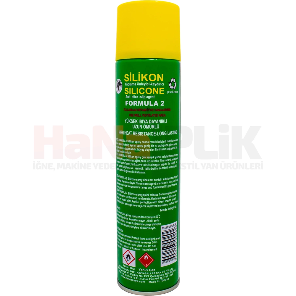 Beta Formula 2 Silikon Sprey 400ML