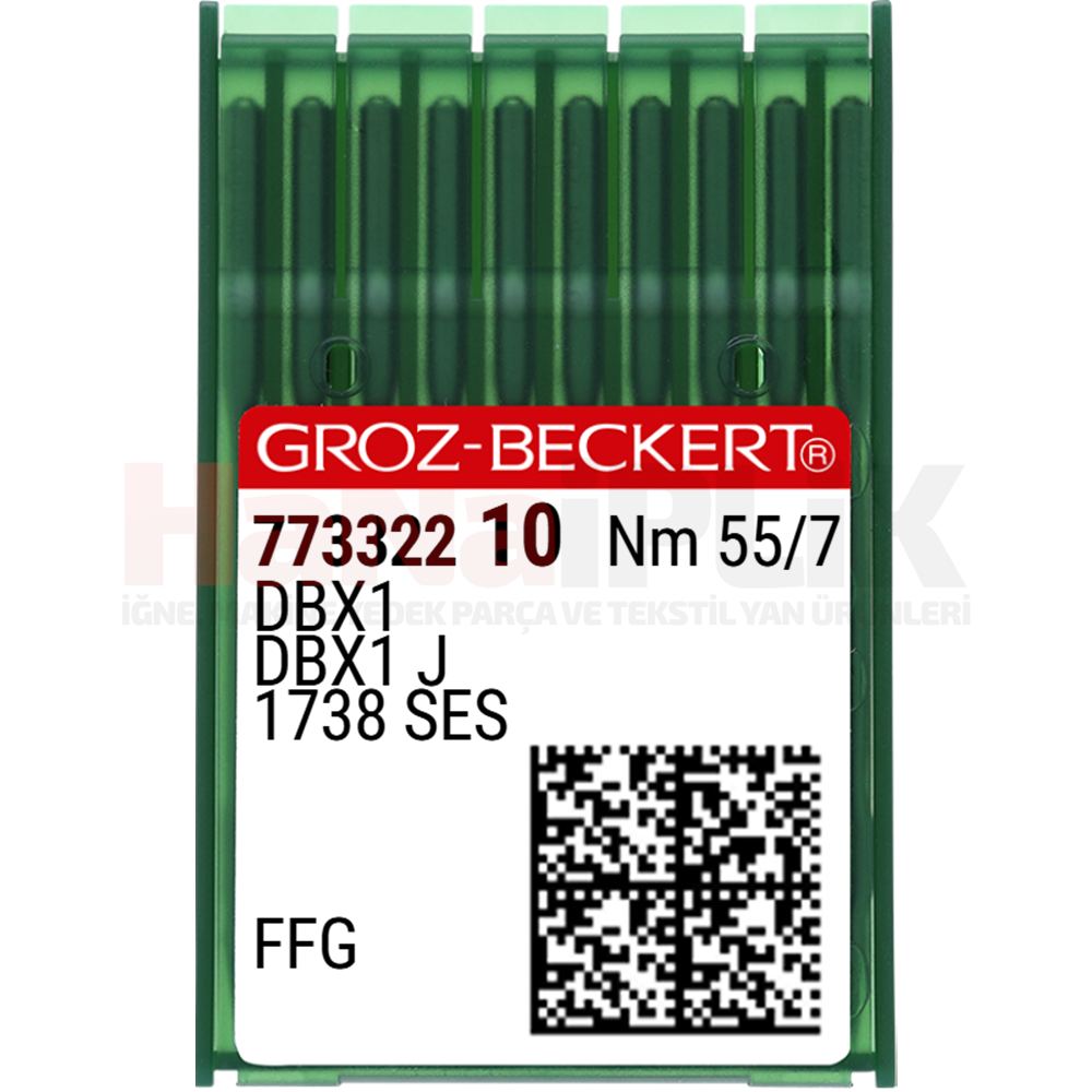 Düz Makine İnce Dip Dikiş İğnesi / DBX1 55/7 (FFG/SES) (773322)