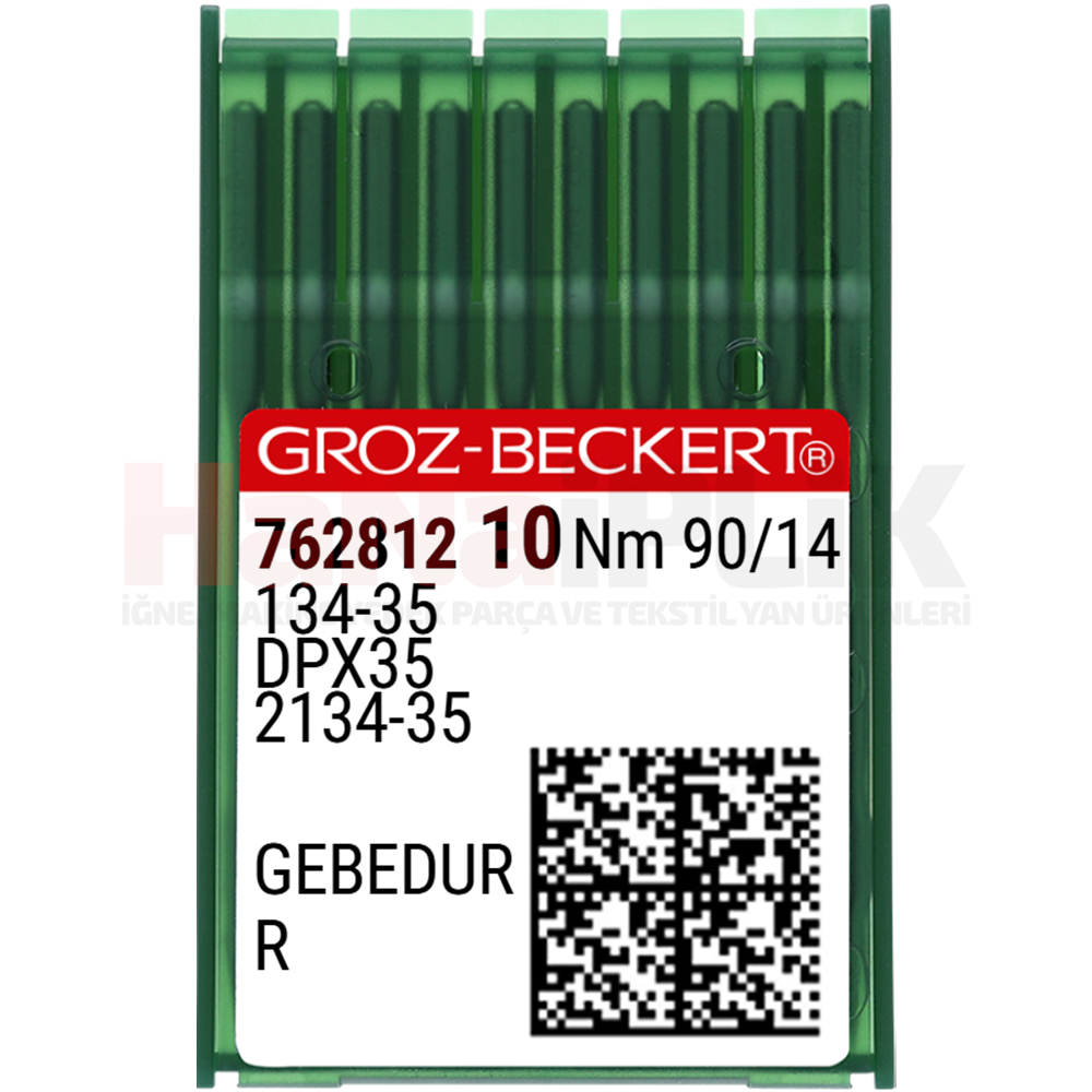 Kalın Dip Uzun Baltalı GEBEDUR Yanmaz Dikiş İğnesi / DPX35 (GEBEDUR) 90/14 (R) (762812)