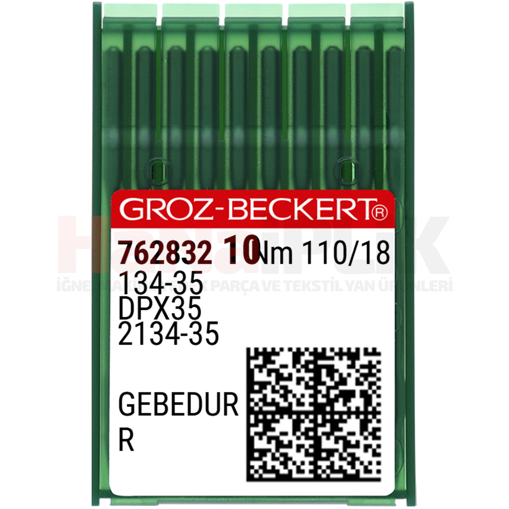 Kalın Dip Uzun Baltalı GEBEDUR Yanmaz Dikiş İğnesi / DPX35 (GEBEDUR) 110/18 (R) (762832)