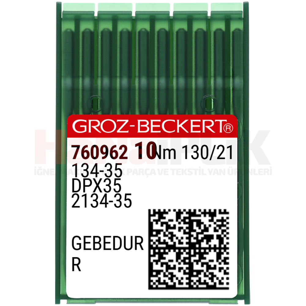 Kalın Dip Uzun Baltalı GEBEDUR Yanmaz Dikiş İğnesi / DPX35 (GEBEDUR) 130/21 (R) (760962)