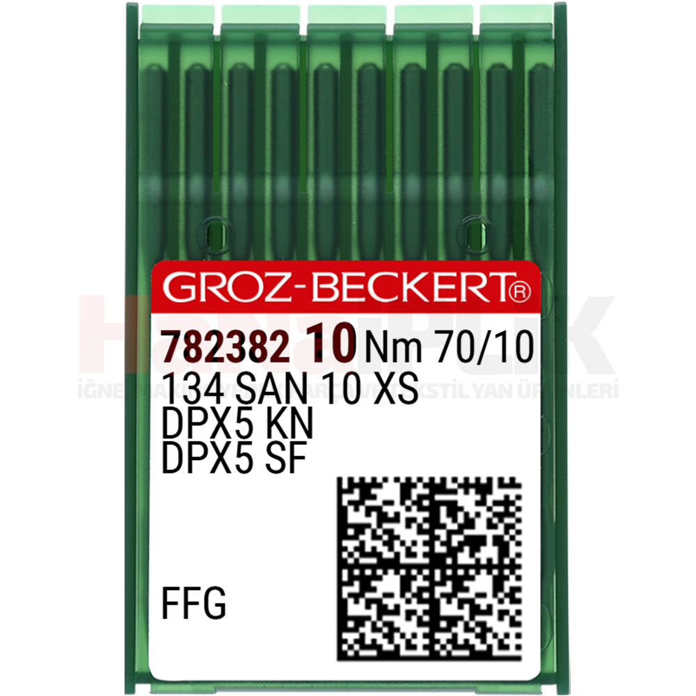 Düz Makine Kalın Dip (SAN10 XS Daha Hassas) Dikiş İğnesi / DPX5 (SAN10 XS) 70/10 (FFG/SES) (782382)