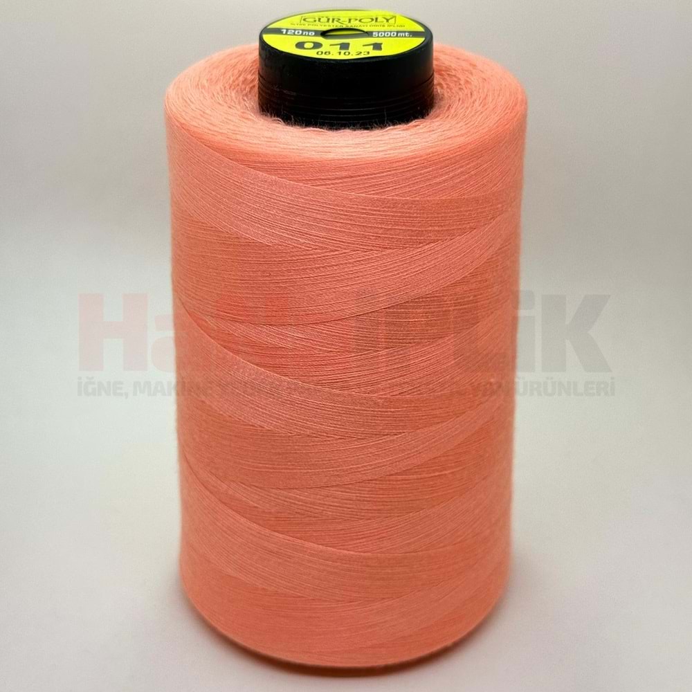 Gür-Poly (G0011) Renkli 120NO Dikiş İpliği 5000MT.