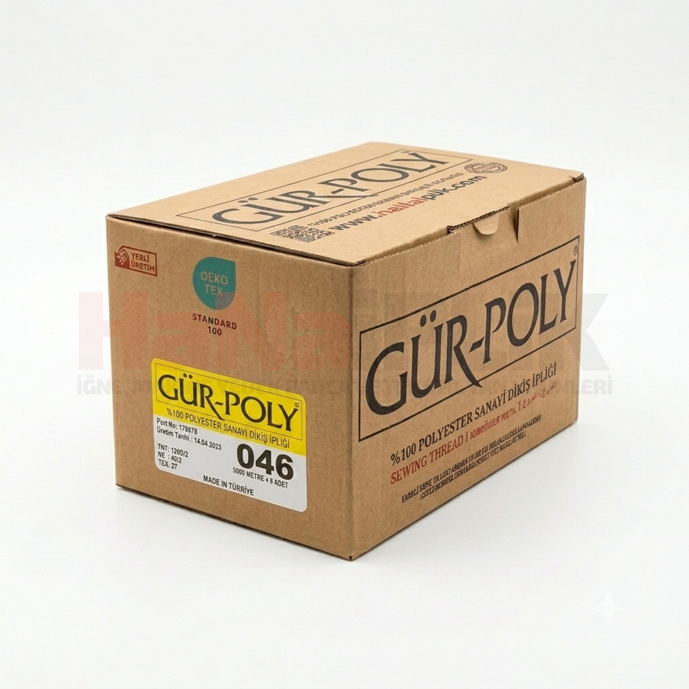 Gür-Poly (G0046*) Renkli 120NO Dikiş İpliği 5000MT.