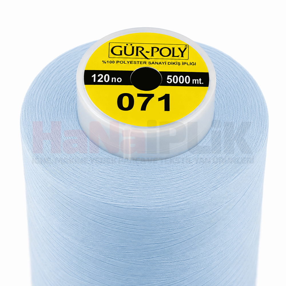 Gür-Poly (G0071) Renkli 120NO Dikiş İpliği 5000MT.