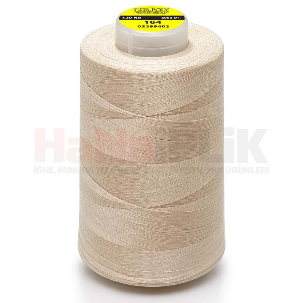 Gür-Poly (G0164*) Renkli 120NO Dikiş İpliği 5000MT.