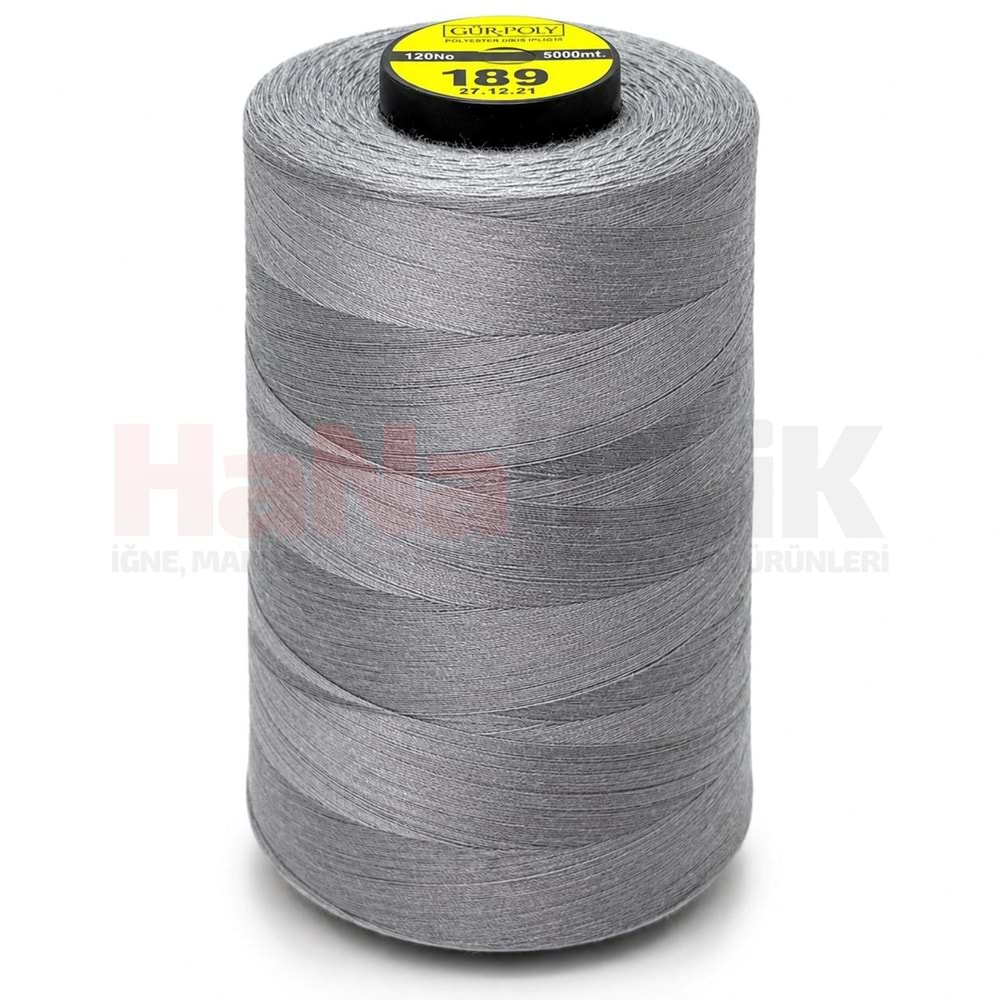 Gür-Poly (G0189*) Renkli 120NO Dikiş İpliği 5000MT.