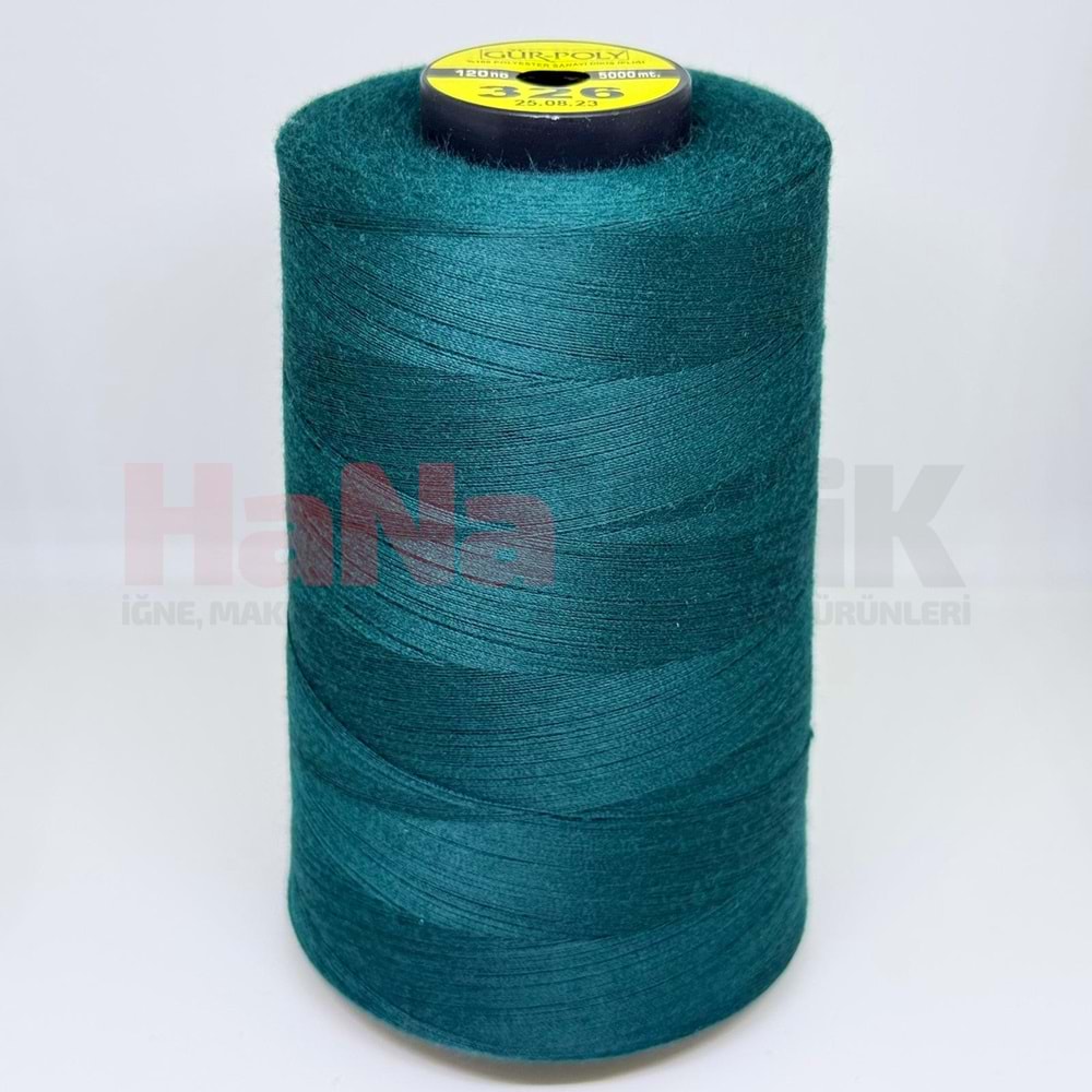 Gür-Poly (G0326) Renkli 120NO Dikiş İpliği 5000MT.