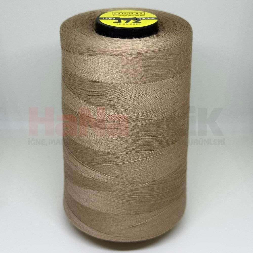 Gür-Poly (G0372) Renkli 120NO Dikiş İpliği 5000MT.