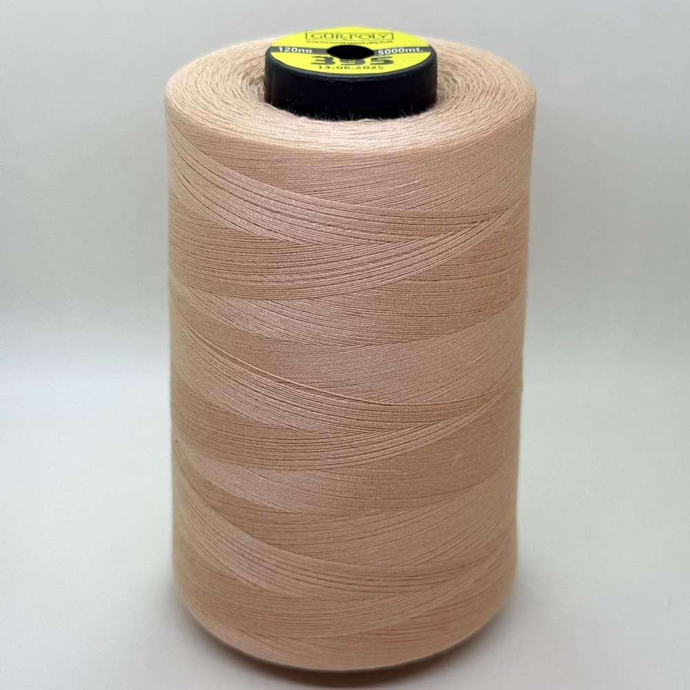 Gür-Poly (G0395) Renkli 120NO Dikiş İpliği 5000MT.