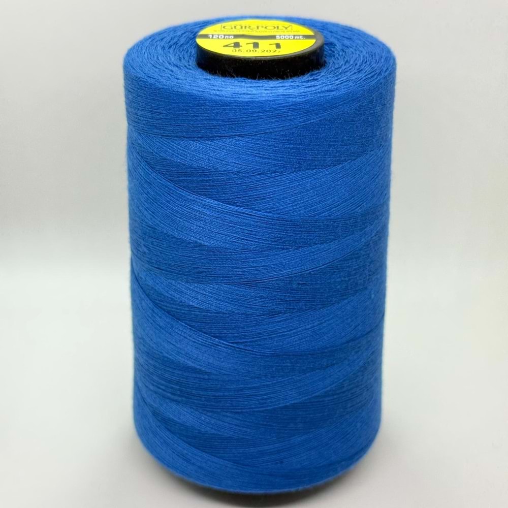 Gür-Poly (G0411) Renkli 120NO Dikiş İpliği 5000MT.