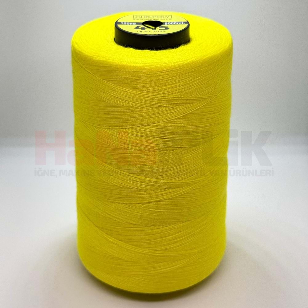 Gür-Poly (G0415) Renkli 120NO Dikiş İpliği 5000MT.