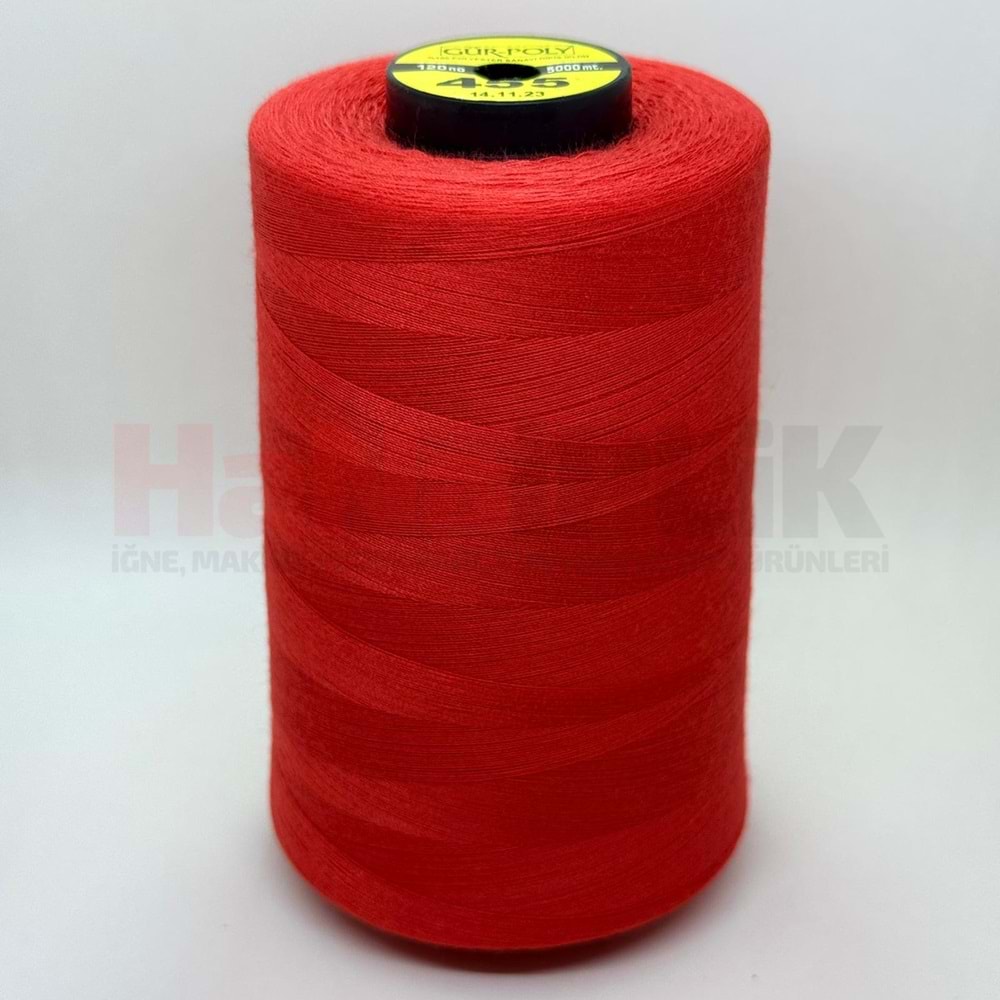 Gür-Poly (G0455) Renkli 120NO Dikiş İpliği 5000MT.