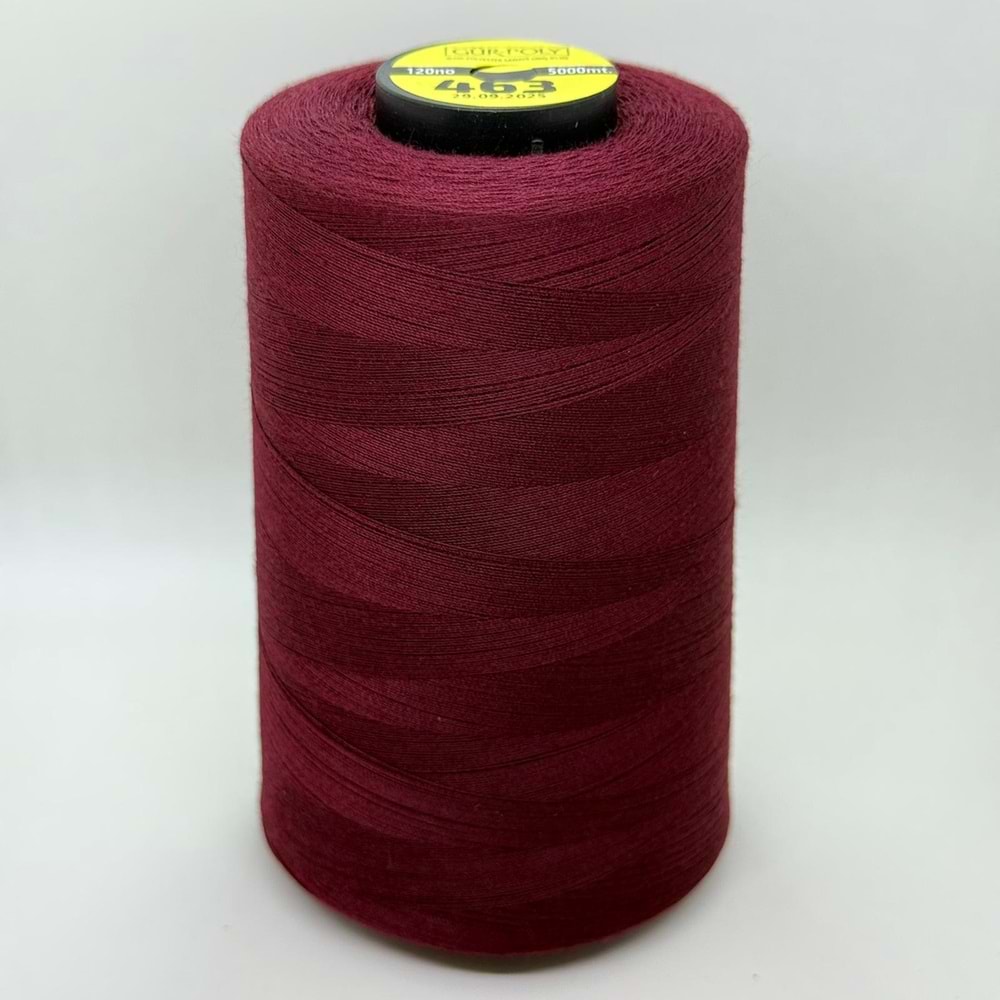Gür-Poly (G0463) Renkli 120NO Dikiş İpliği 5000MT.