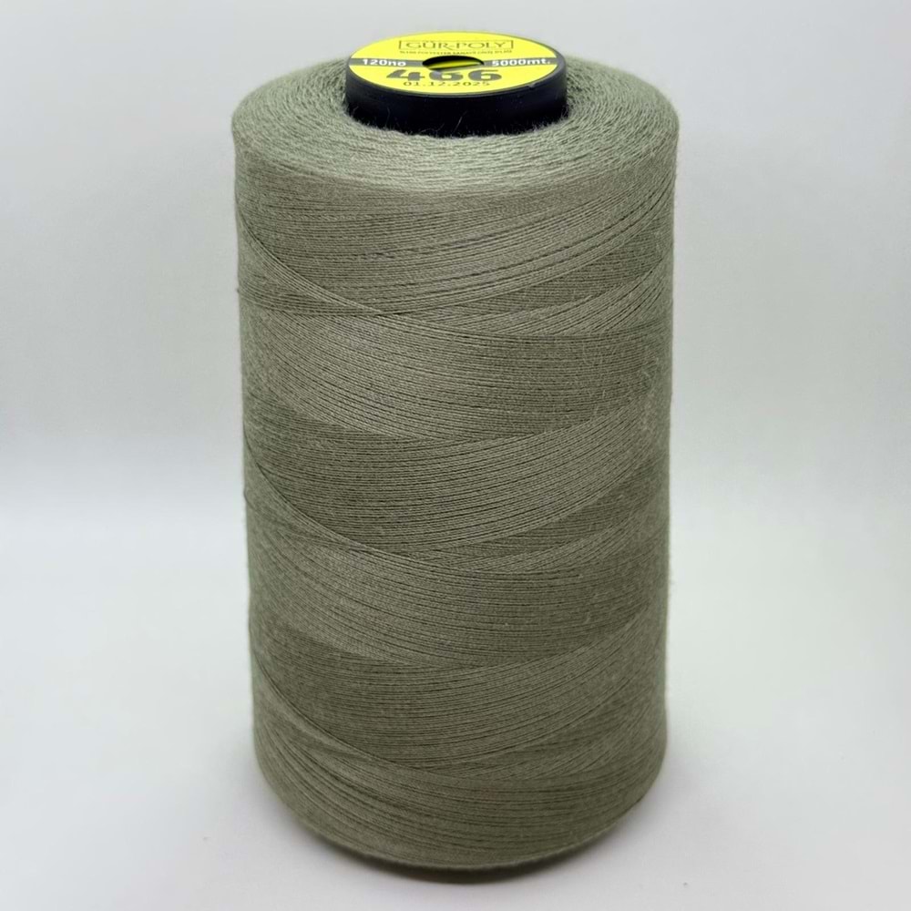 Gür-Poly (G0466) Renkli 120NO Dikiş İpliği 5000MT.