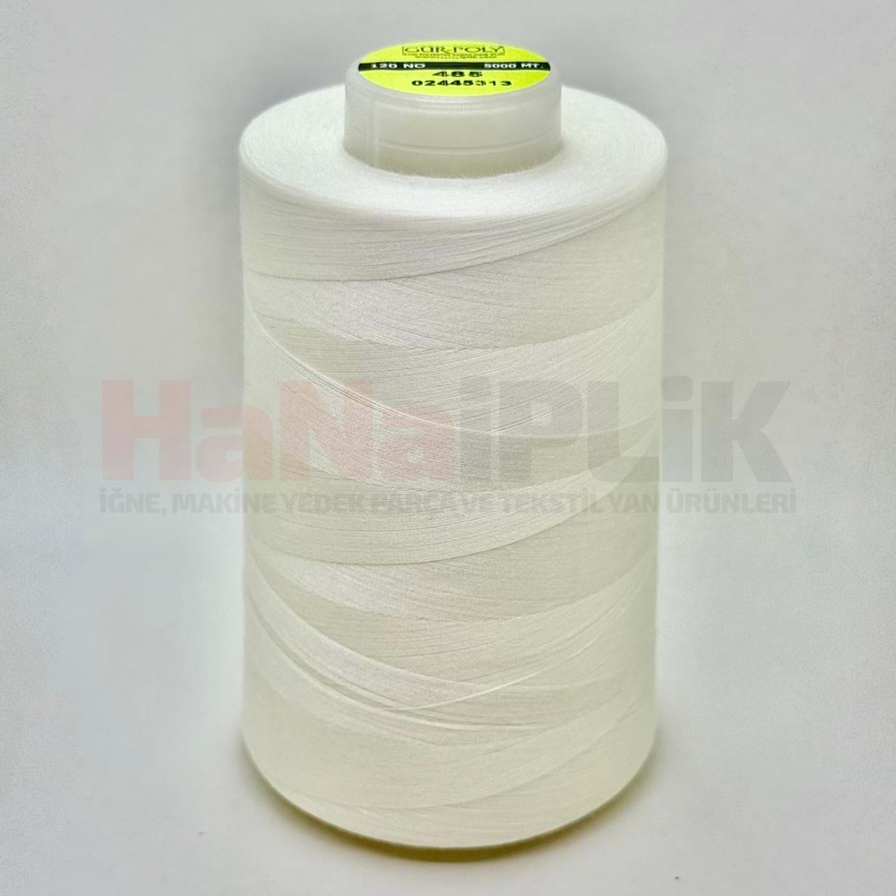 Gür-Poly (G0485*) Renkli 120NO Dikiş İpliği 5000MT.