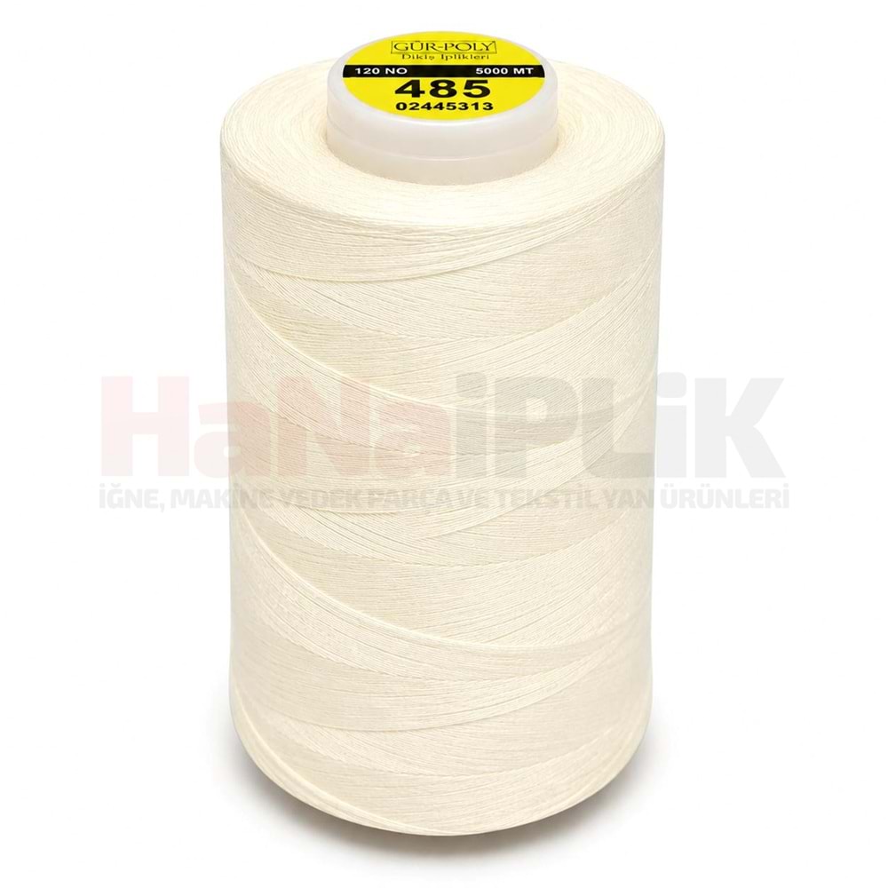 Gür-Poly (G0485*) Renkli 120NO Dikiş İpliği 5000MT.