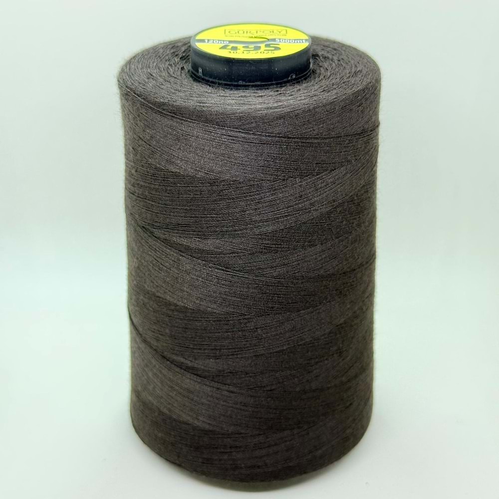 Gür-Poly (G0495) Renkli 120NO Dikiş İpliği 5000MT.