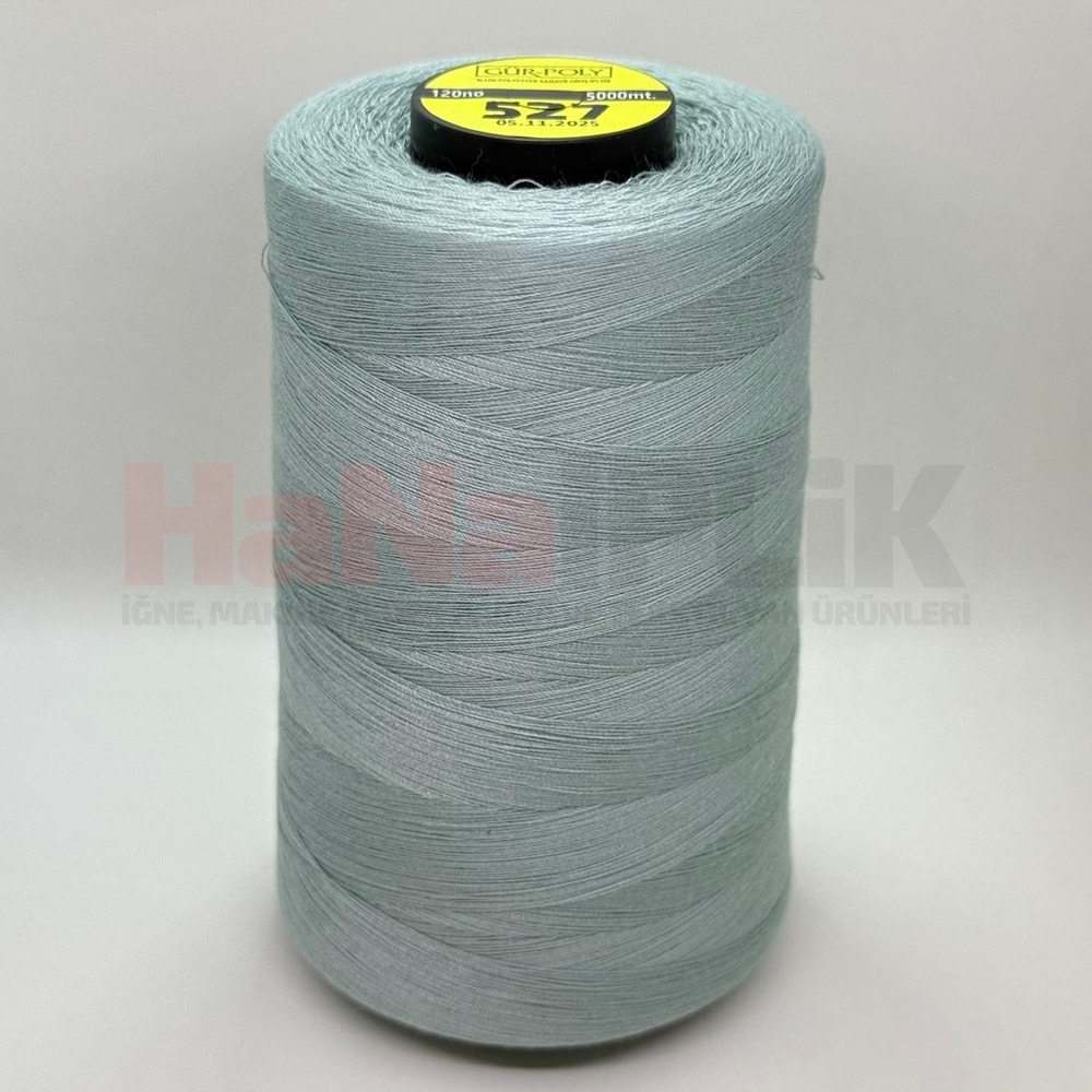 Gür-Poly (G0527) Renkli 120NO Dikiş İpliği 5000MT.