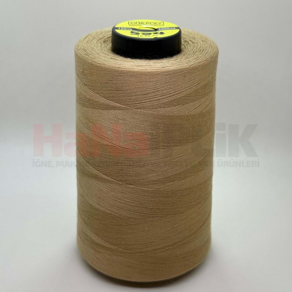 Gür-Poly (G0594) Renkli 120NO Dikiş İpliği 5000MT.
