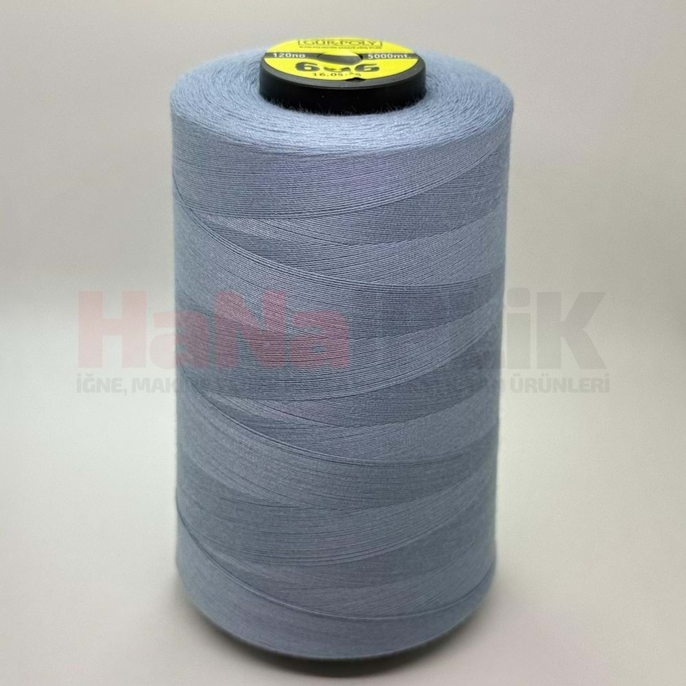 Gür-Poly (G0606) Renkli 120NO Dikiş İpliği 5000MT.