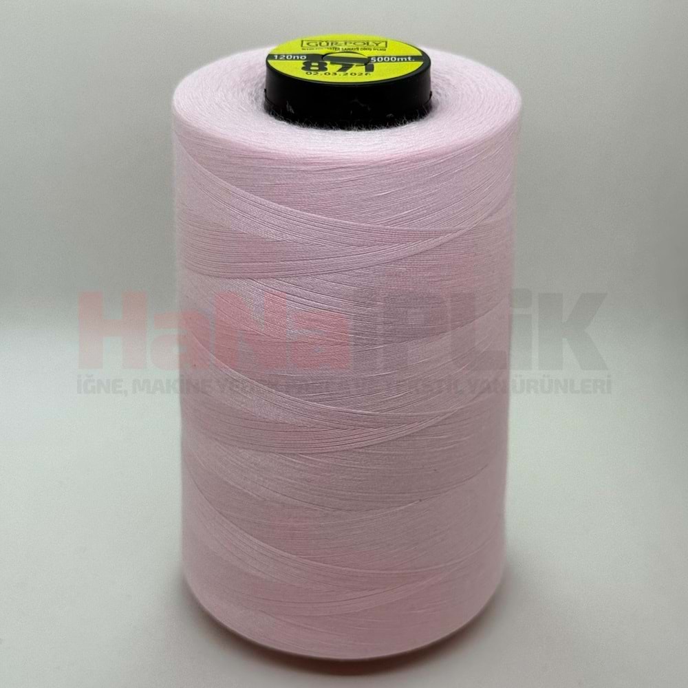 Gür-Poly (G0871) Renkli 120NO Dikiş İpliği 5000MT.