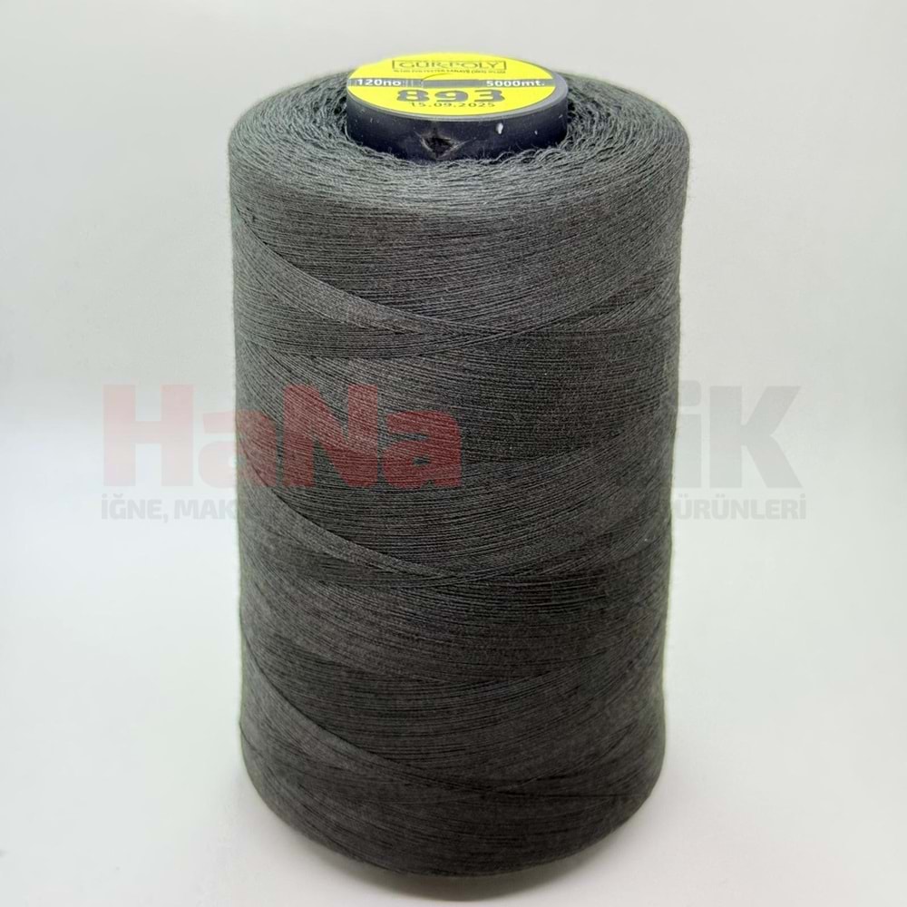 Gür-Poly (G0893) Renkli 120NO Dikiş İpliği 5000MT.