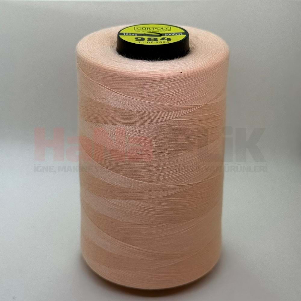 Gür-Poly (G0984) Renkli 120NO Dikiş İpliği 5000MT.