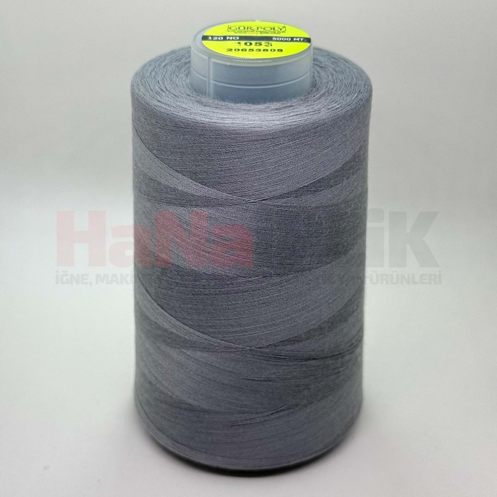 Gür-Poly (G1053*) Renkli 120NO Dikiş İpliği 5000MT.