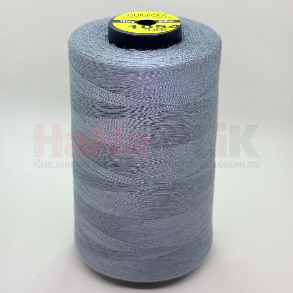 Gür-Poly (G1054) Renkli 120NO Dikiş İpliği 5000MT.