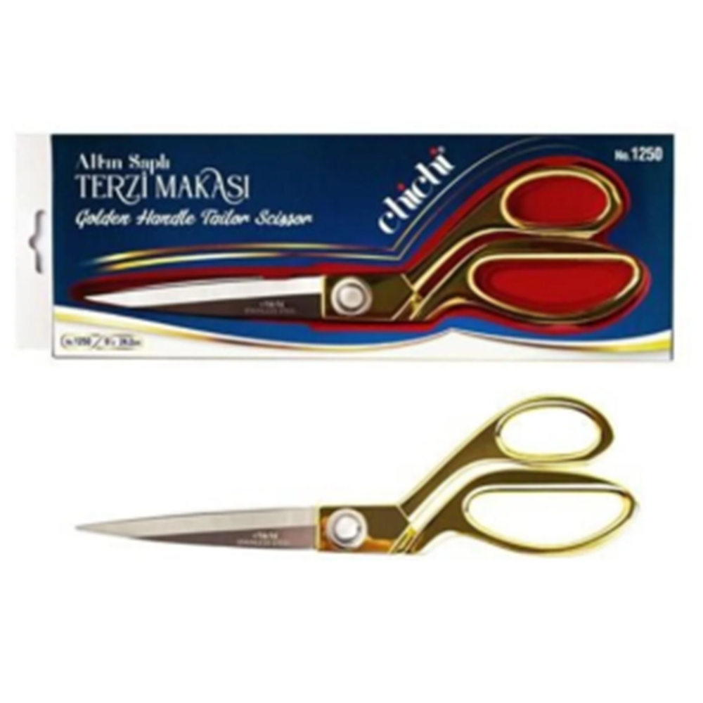 Altın Saplı Terzi Makası 9 No / 24.2cm