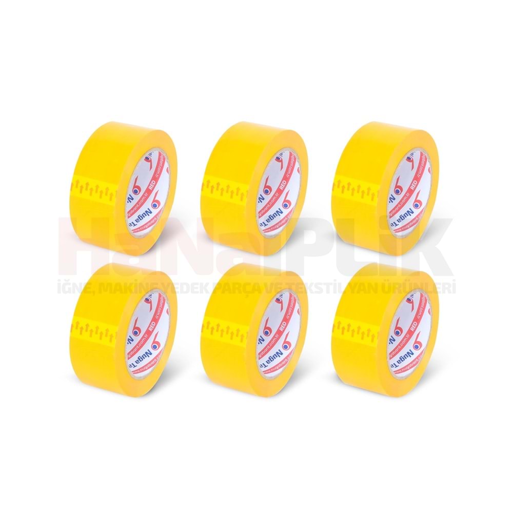 Koli Bant Sarı Renk 45x100 Hotmelt / Nuga