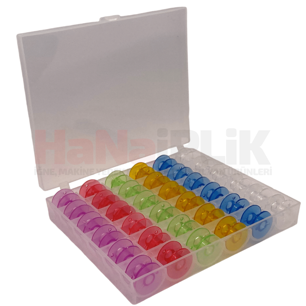 Ev Tipi Aile Dikiş Makinesi Plastik Geniş Masura Renkli (Kutulu) / HM2518M 36 Adet