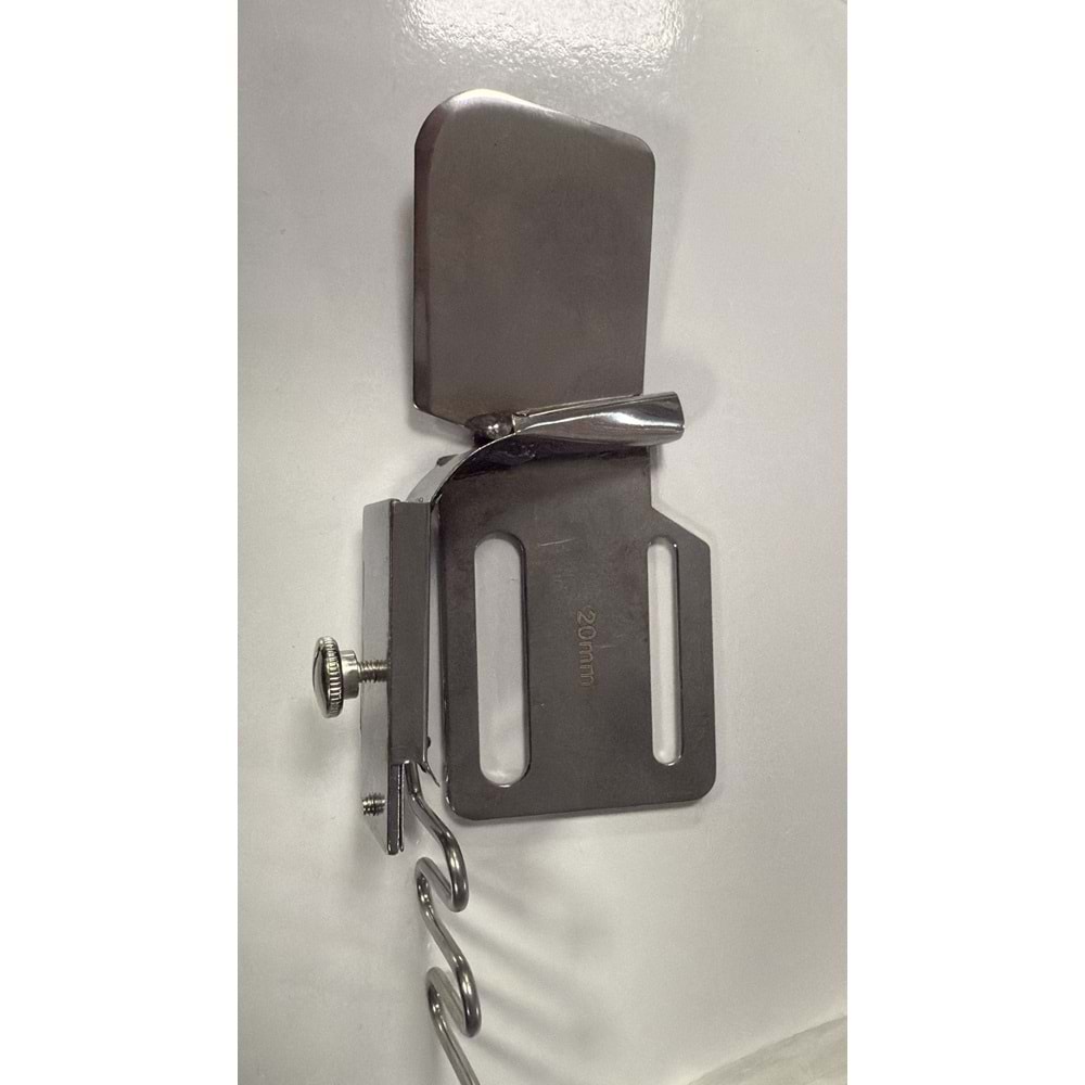 Lastik Ayarlı Düz Makina İkiye Katlama 20mm