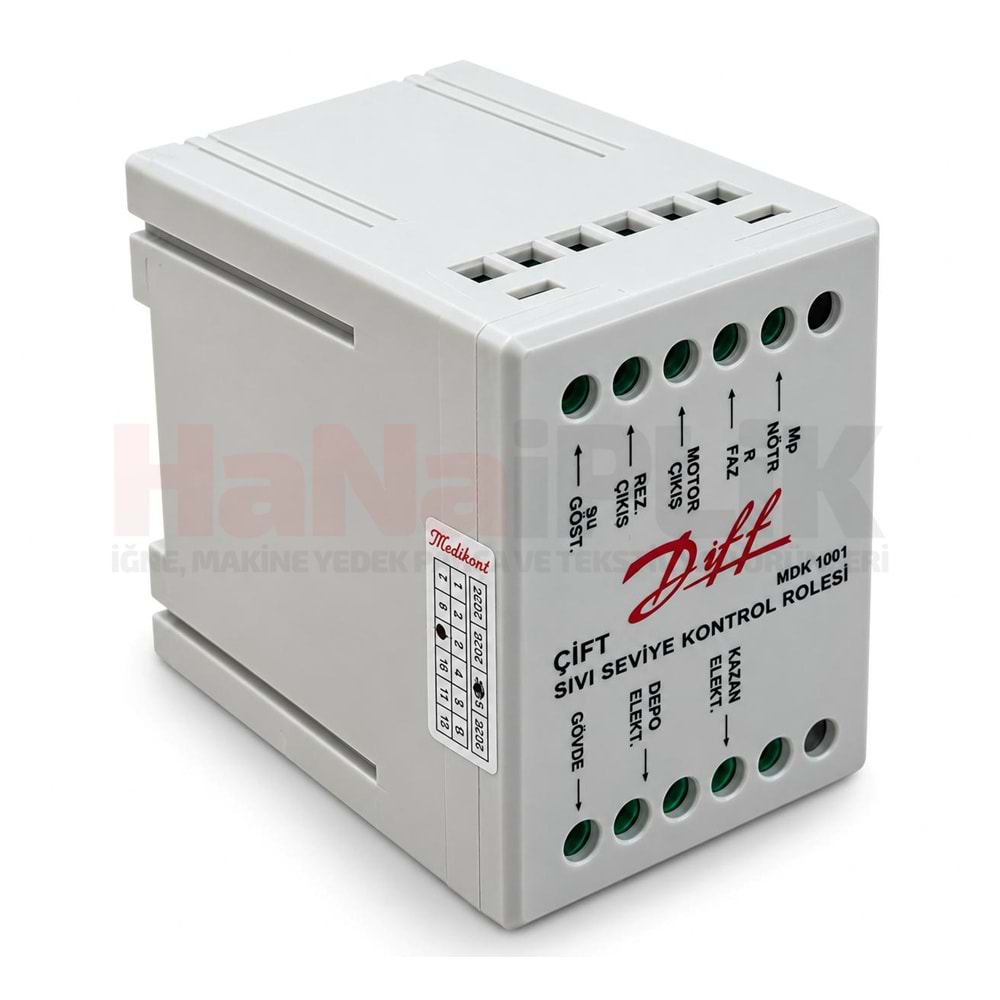 Sıvı Seviye Kontrol Rolesi Çift / MDK-1001