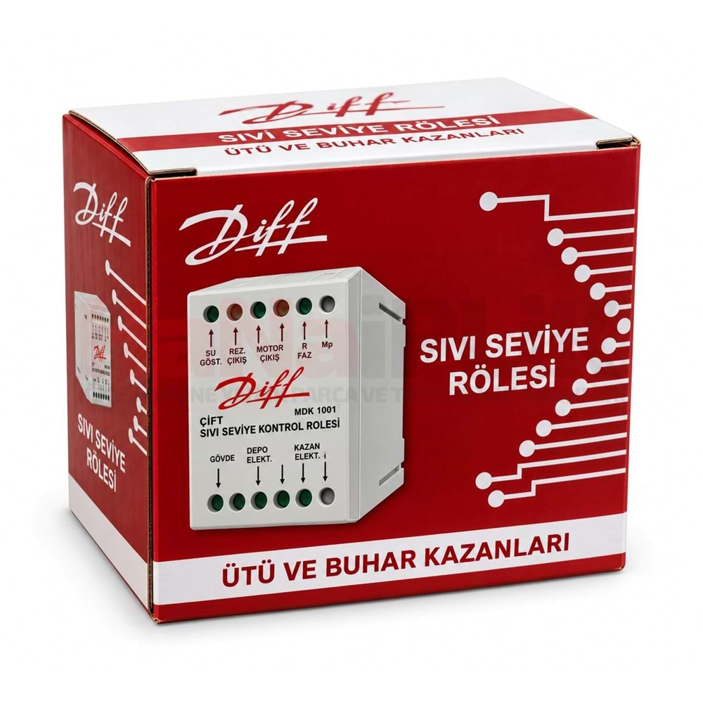 Sıvı Seviye Kontrol Rolesi Çift / MDK-1001