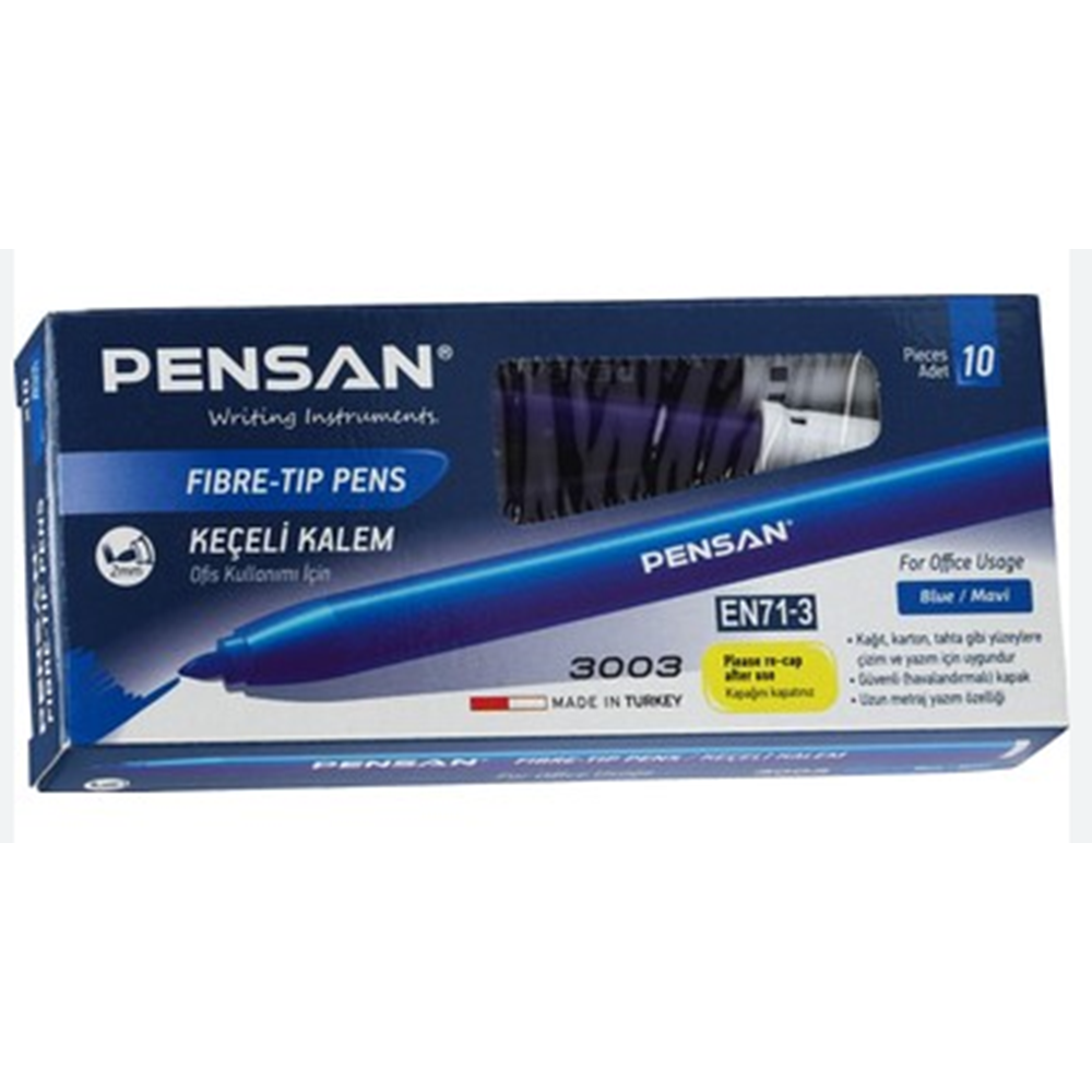 Keçeli Kalem 2mm Uçlu / PENSAN-3003