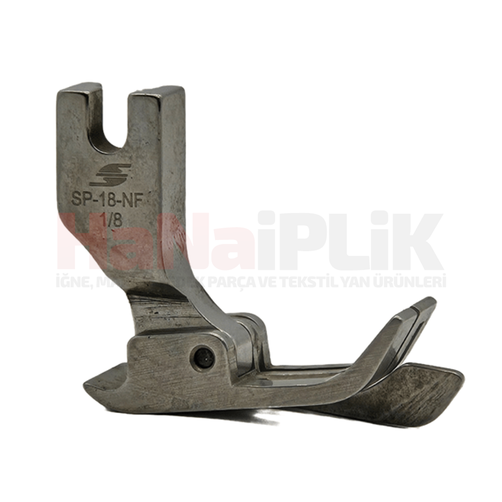 Düz Makine Yürüyen İğne Siperli Çima Ayak 3.2mm / SP18-NF 1/8