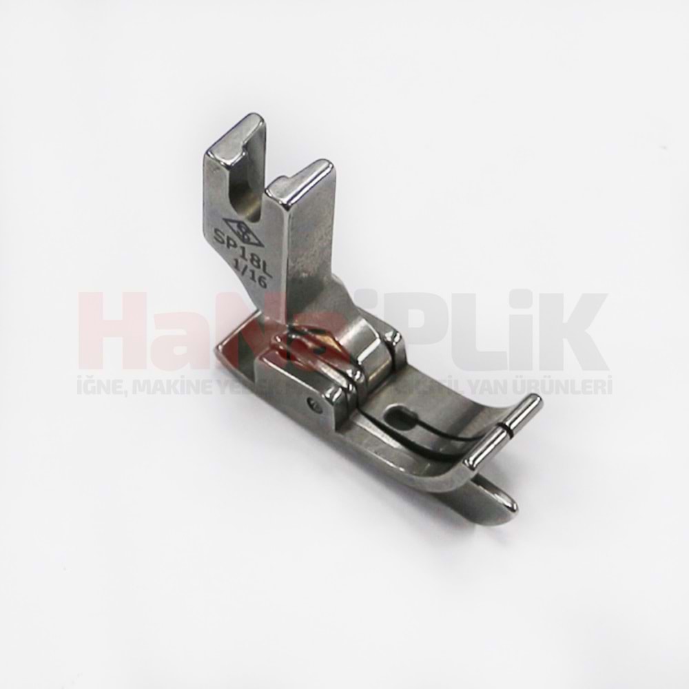 Düz Makine Çimalı Ters Gazi Ayak Sol (1.6mm) / SP18L 1/16