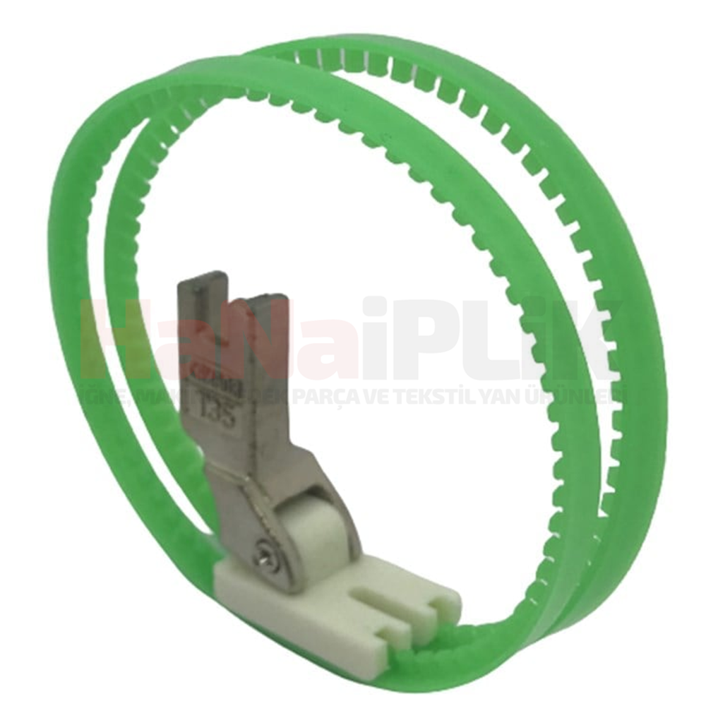 Düz Makine Yeşil Çemberli Plastik Ayak / T35 (TRF1)
