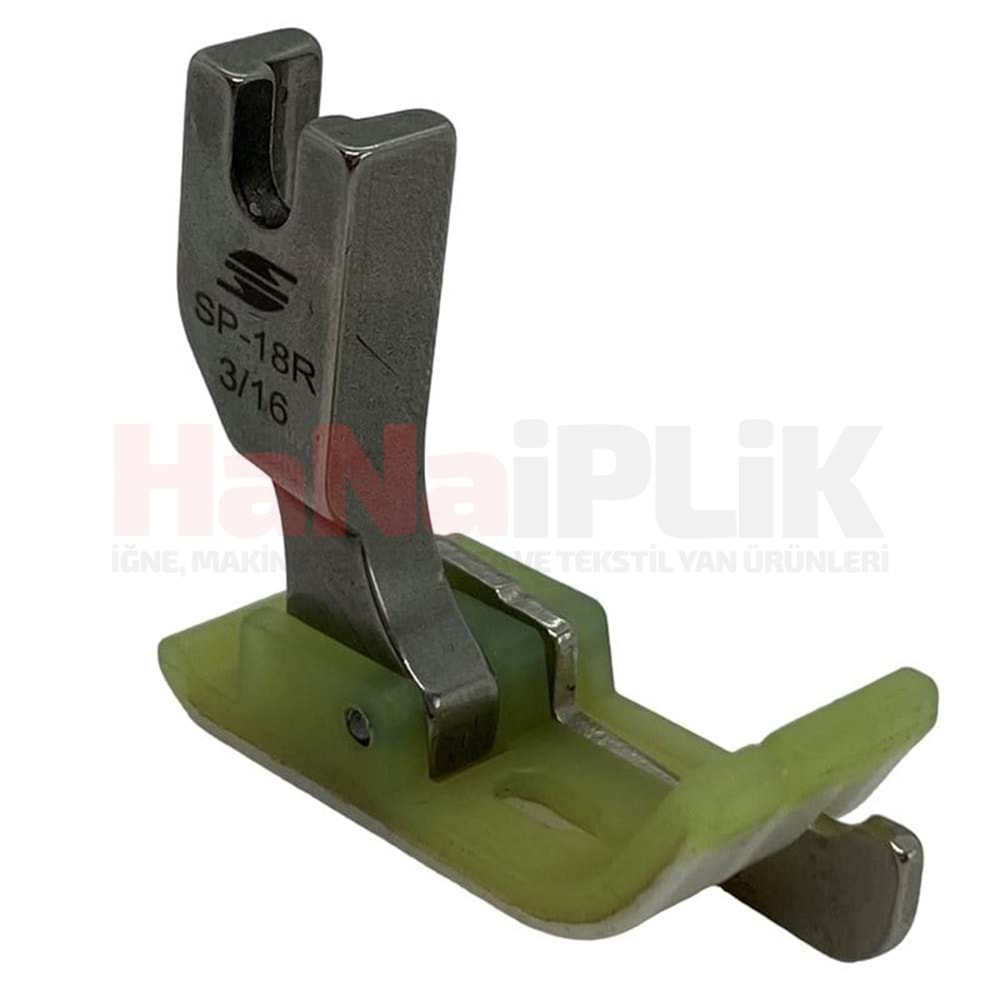 Düz Makina Çımalı Plastik Teflon Ayak Sağ (4.8mm) / TSP18 3/16