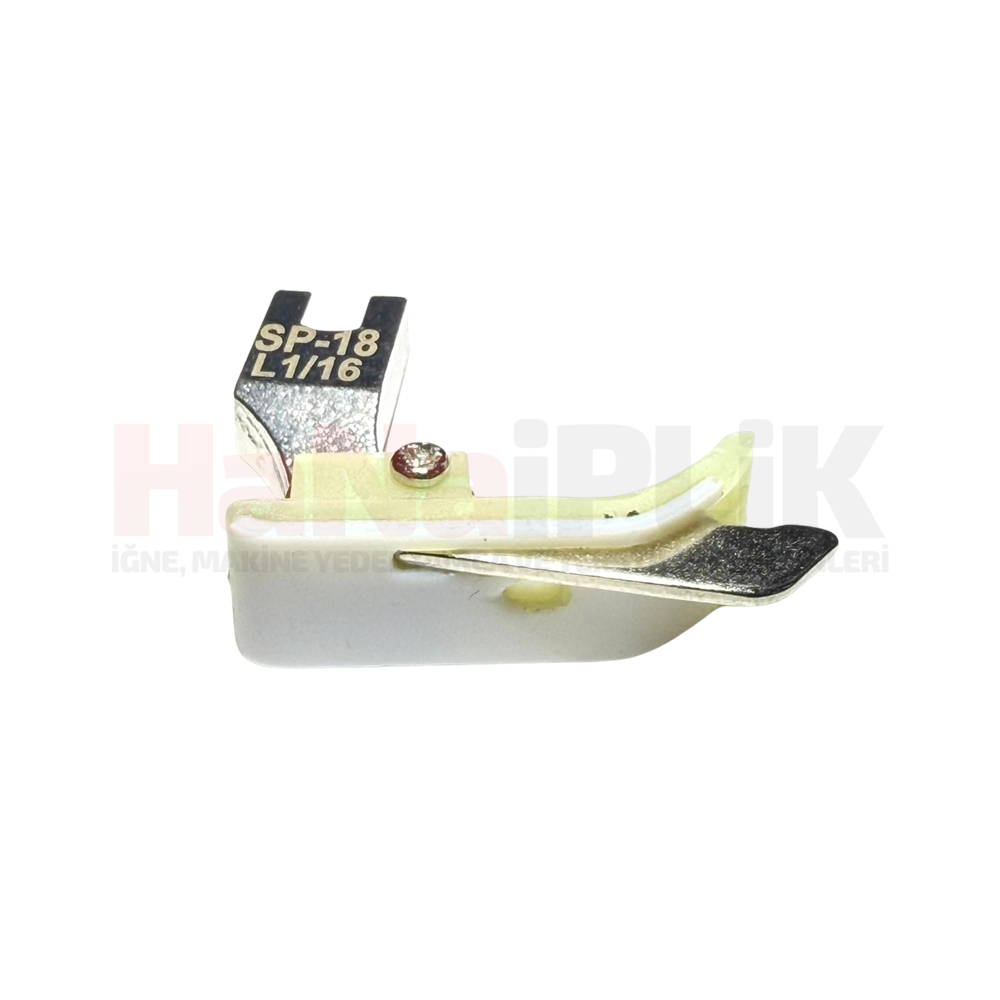 Düz Makina Çımalı Plastik Teflon Ters Ayak Sol (1.6mm) / TSP18L 1/16