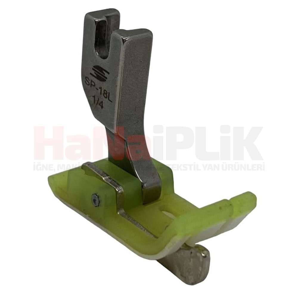Düz Makina Çımalı Plastik Teflon Ters Ayak Sol (6.4mm) / TSP18L 1/4