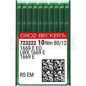 Etek Baskı Makine İğnesi / 1669E EO/1715E/LWX1669E 80/12 (RS EM) (723222)