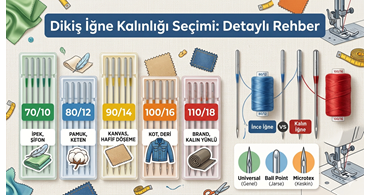 Dikiş İğnesi Seçimi: Kumaşa Göre İğne Numarası Rehberi
