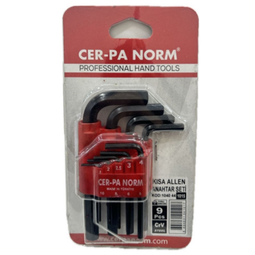 Cerpa Alyan Takımı Anahtar Seti 9lu / 1040 44 1015