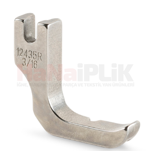 Düz Makine Fermuar Fitil Ayak (4.8mm) 3/16